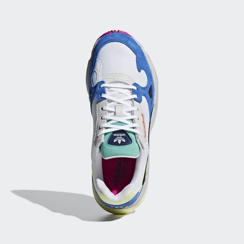 Adidas falcon white outlet white blue bb9174